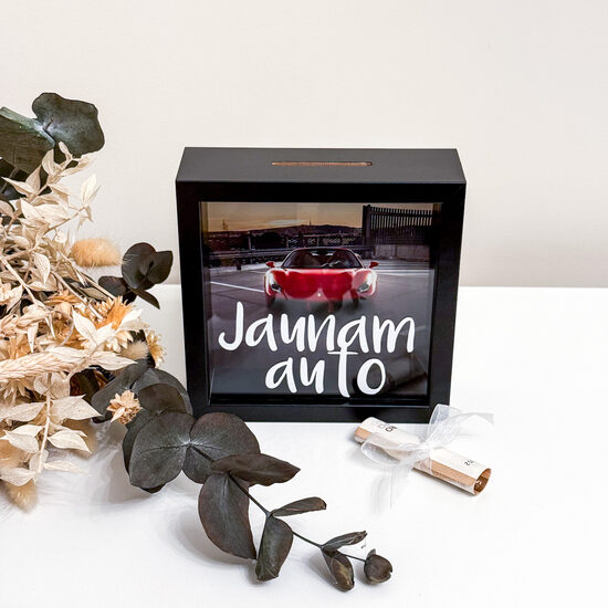 Koka krājkase "Jaunam auto" MJA2